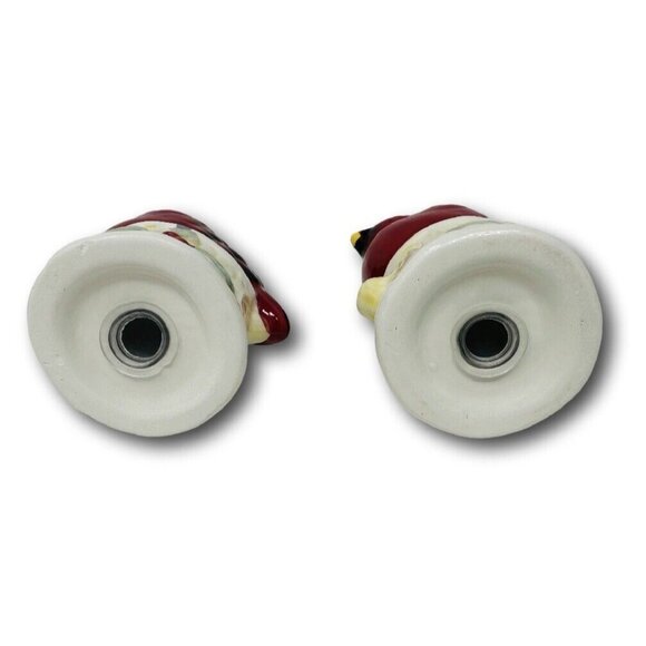 Godinger Gatherings Salt & Pepper Christmas Set Red Cardinal Holiday Ceramic - Picture 5 of 8